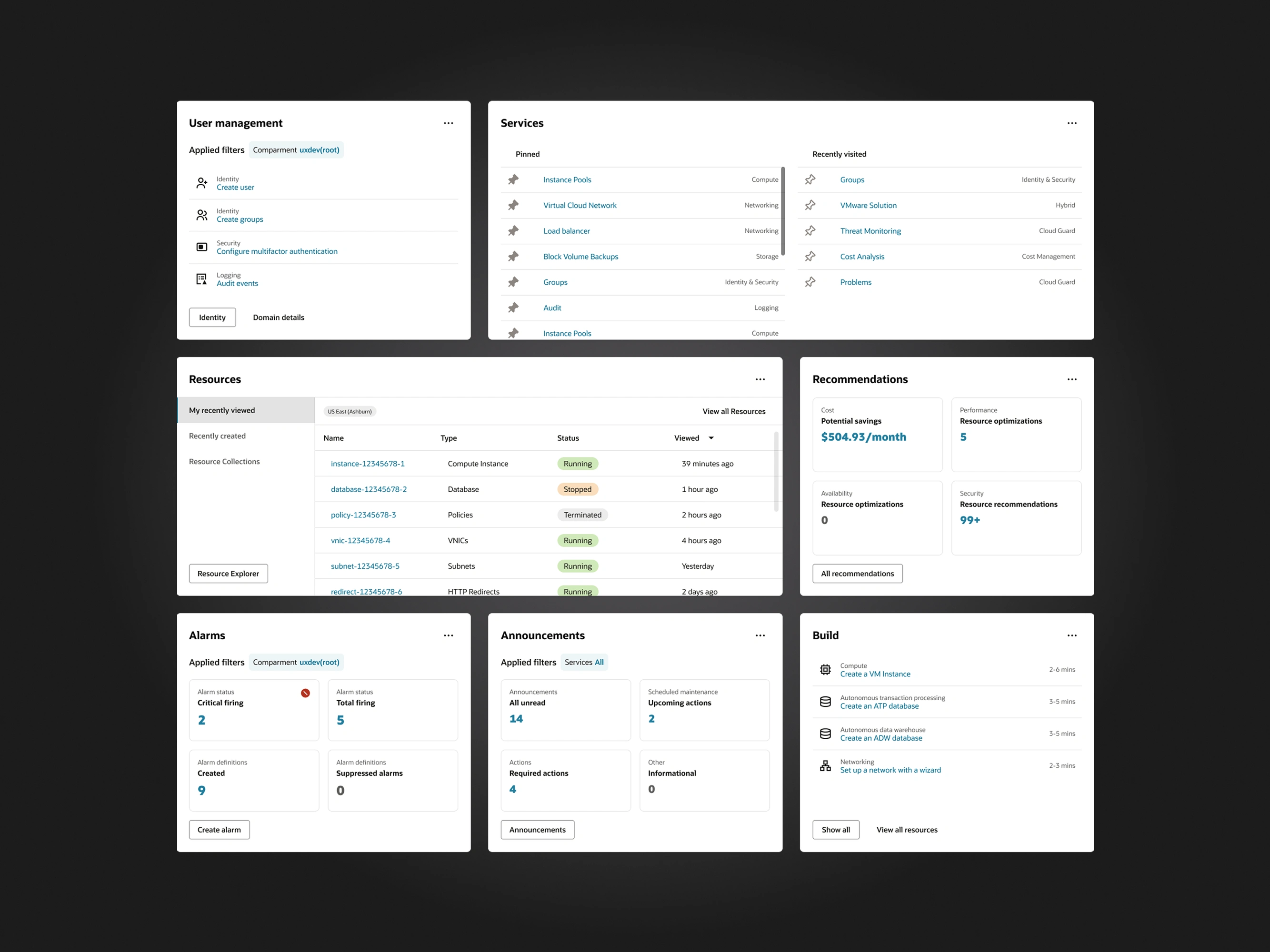 Refined widgets