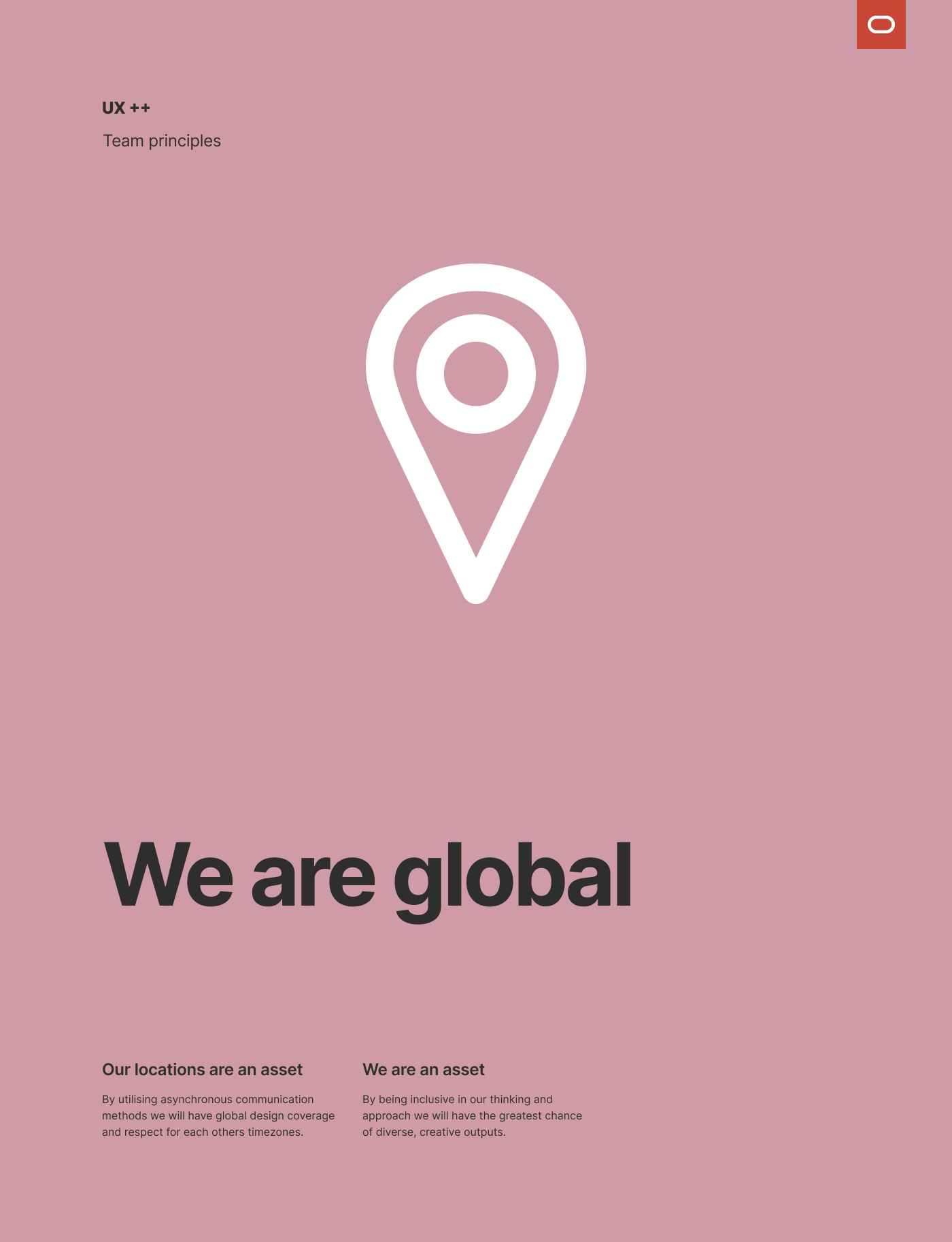 We are global