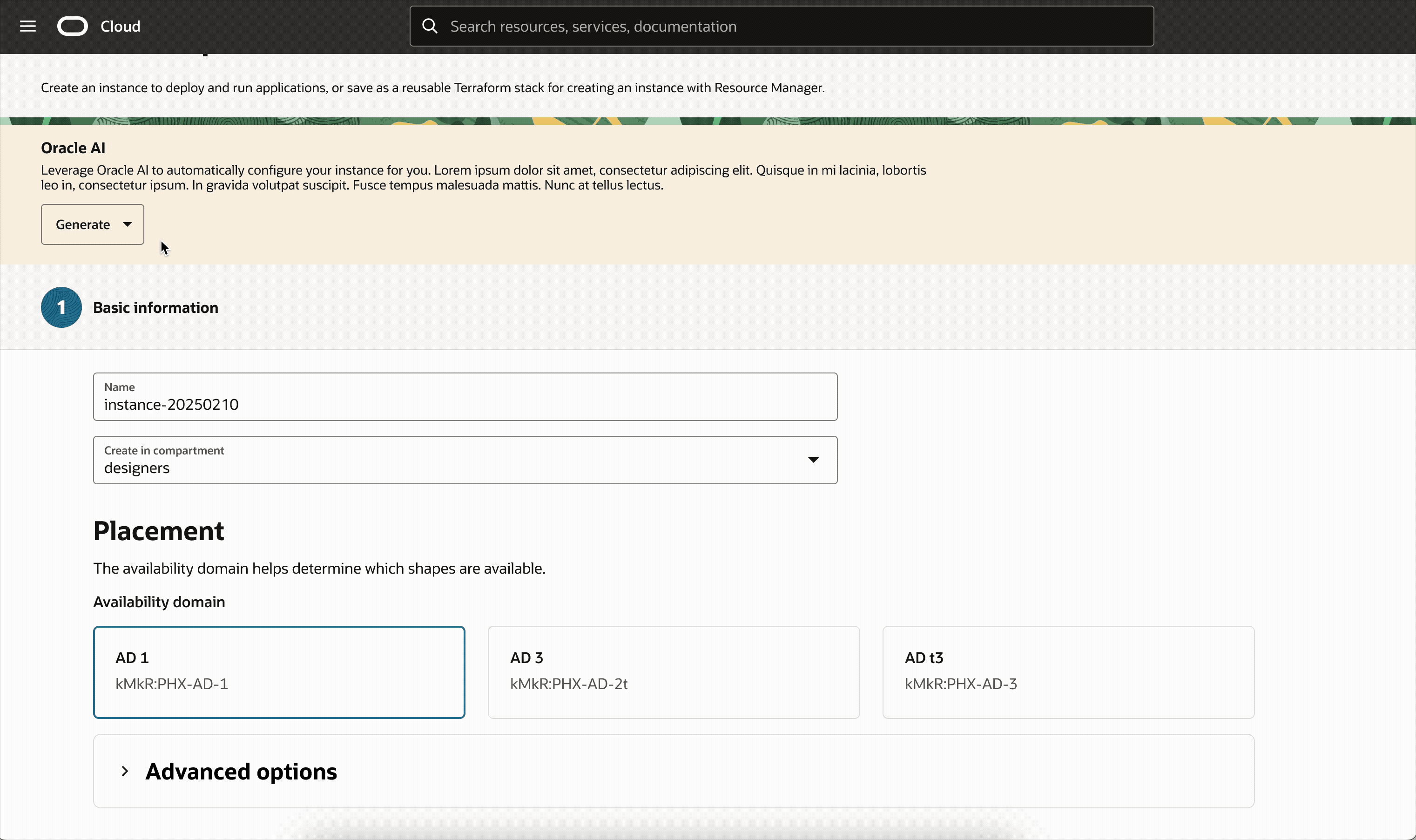 AI Assistance prototype
